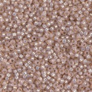 Miyuki seed beads 11/0 - Silverlined dyed blush alabaster 11-579